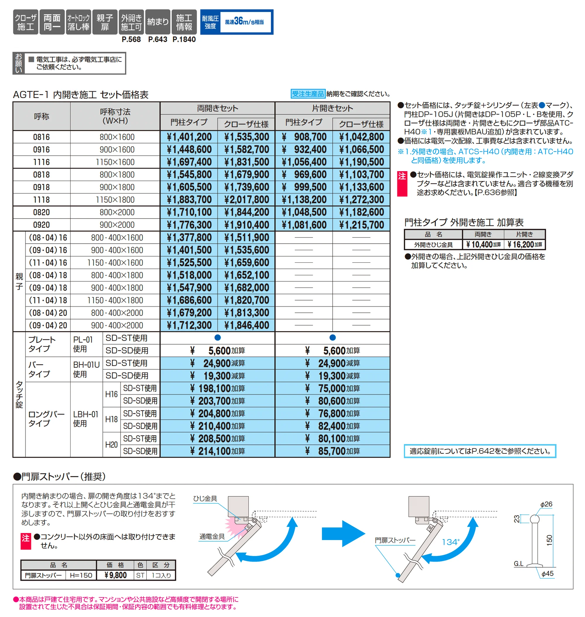 電気錠付き ジオグランテ1型_価格_1