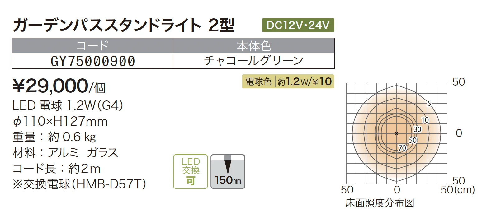 ガーデンパススタンドライト2型_価格_1