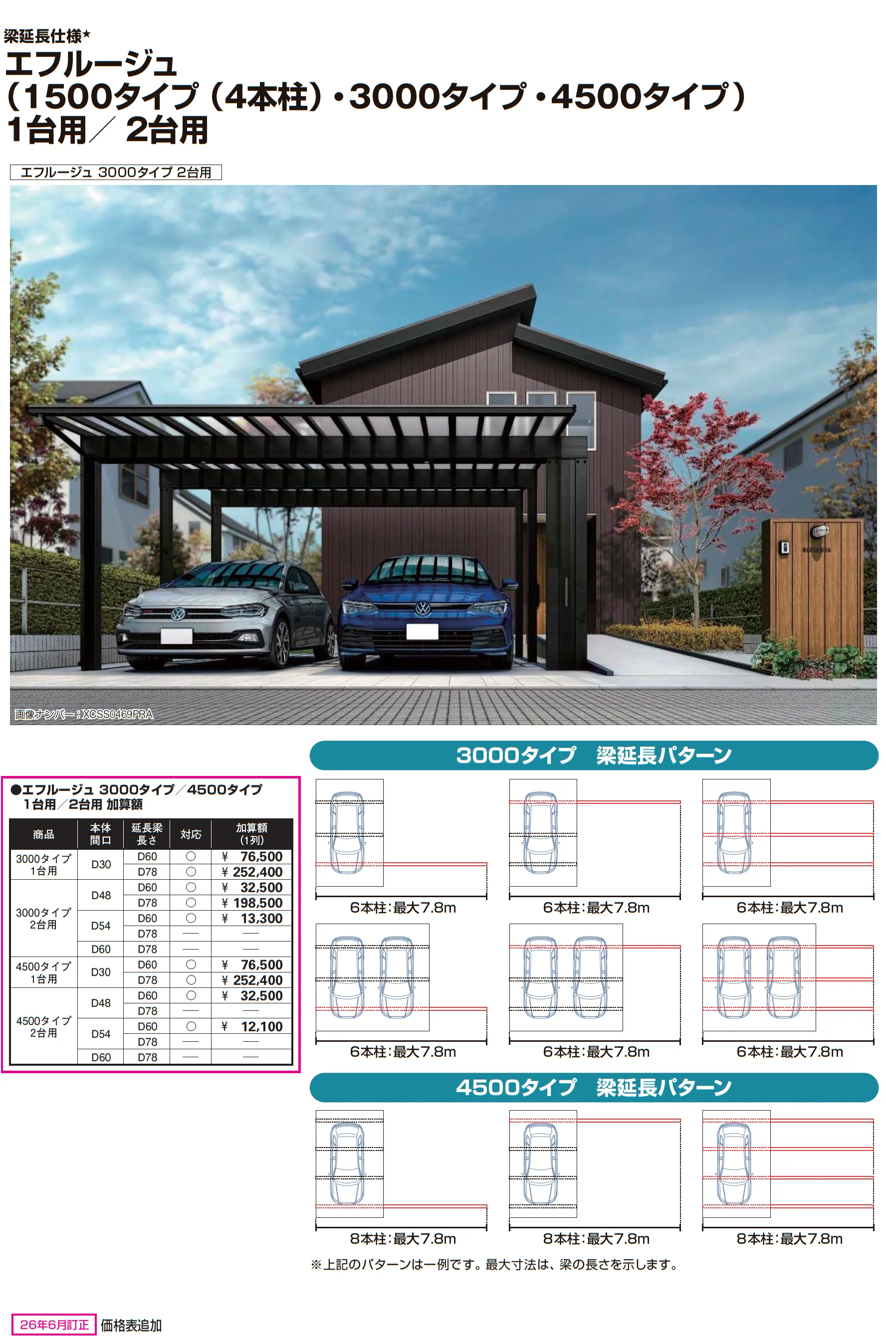 エフルージュ 3000タイプ 2台用(単体)_価格_8