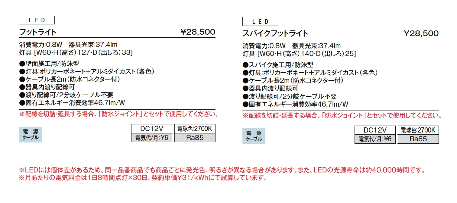 フットライト・スパイクフットライト【2025年版】_価格_1