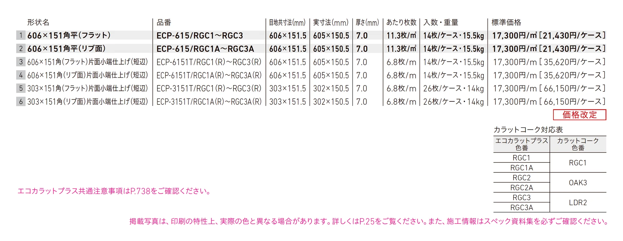 エコカラットプラス ラフセメント_価格_1