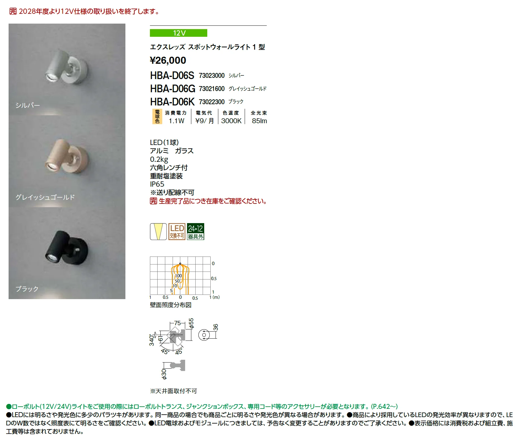 スポットウォールライト【2026年版】_価格_1