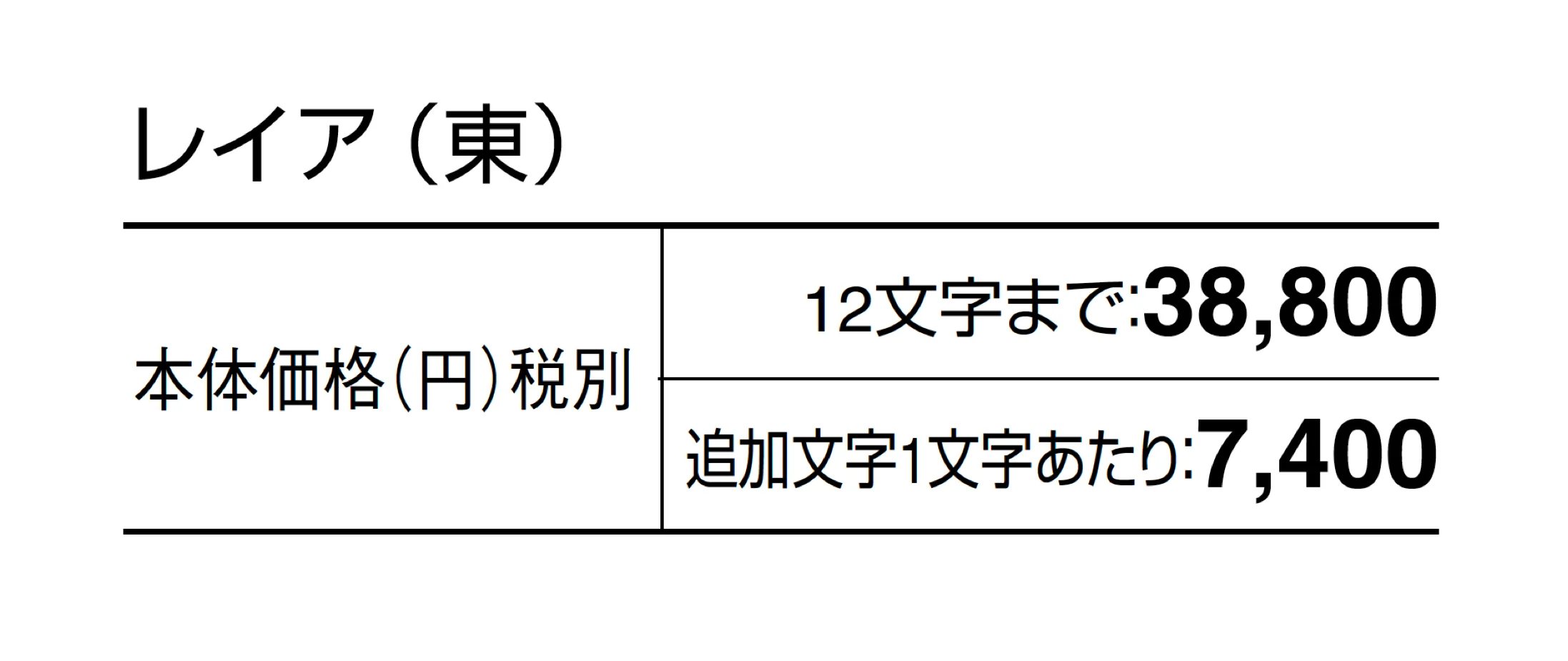 レイア_価格_1