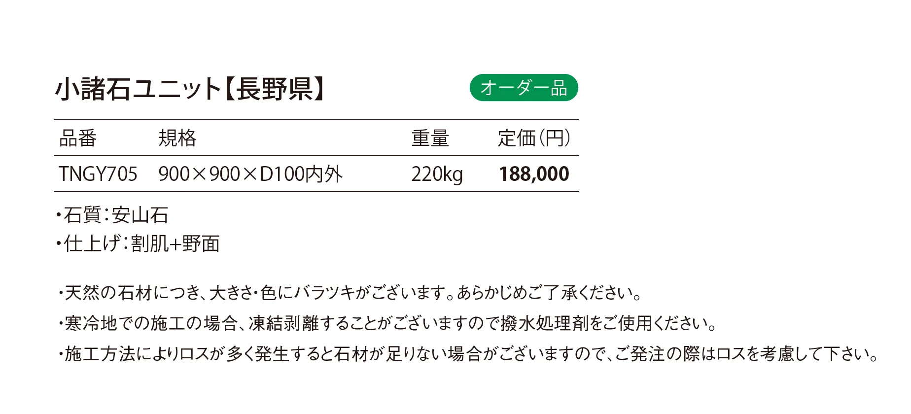 小諸石ユニット【関東版】 Komoro-ishi Unit_価格_1