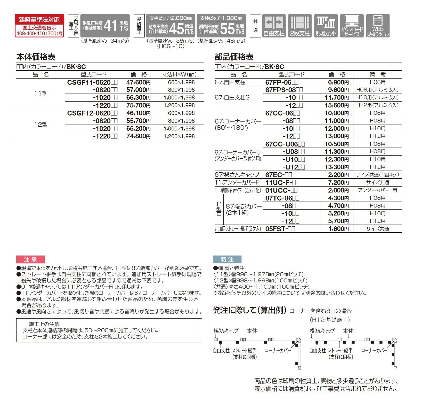 クレディフェンスSG 12型_価格_1