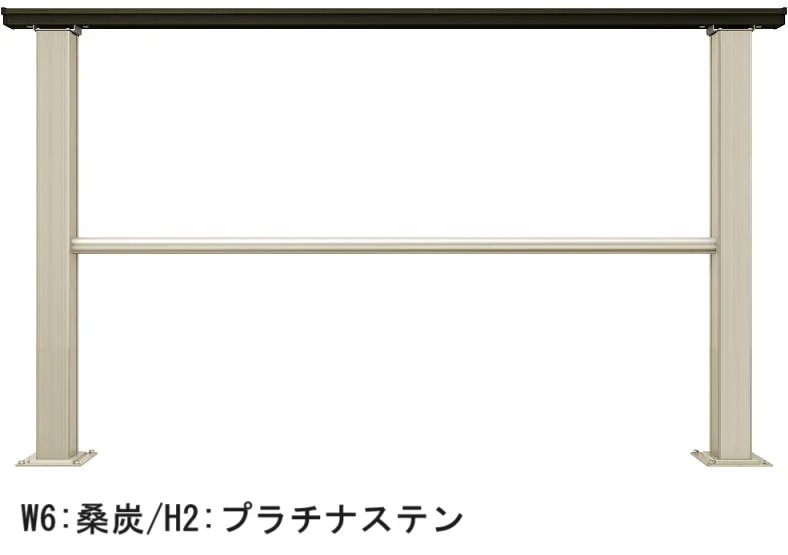 YKK APの「ルシアス デッキフェンス B02型 横格子1本タイプ【2025年版】【廃番】」のサブ画像4