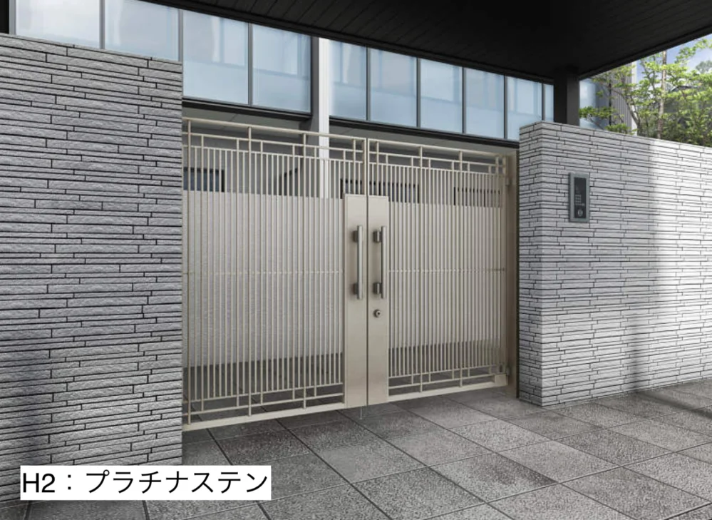YKK APの「電気錠付共用門扉 シャローネ 門扉SA02型【2024年版】」のサブ画像1