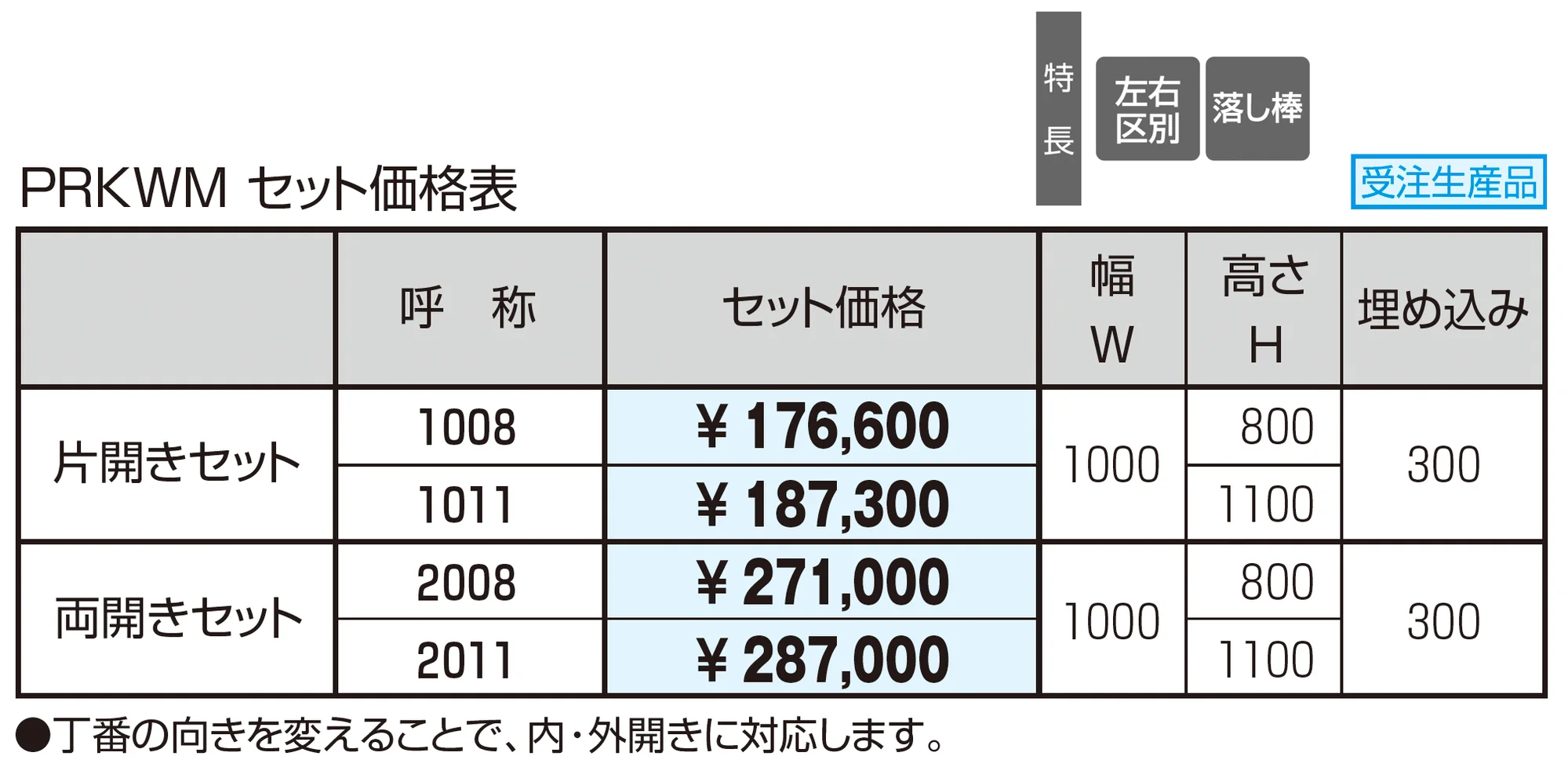 ピュアライン門扉 木調笠木付たて格子タイプ【2025年10月価格改訂版】_価格_1