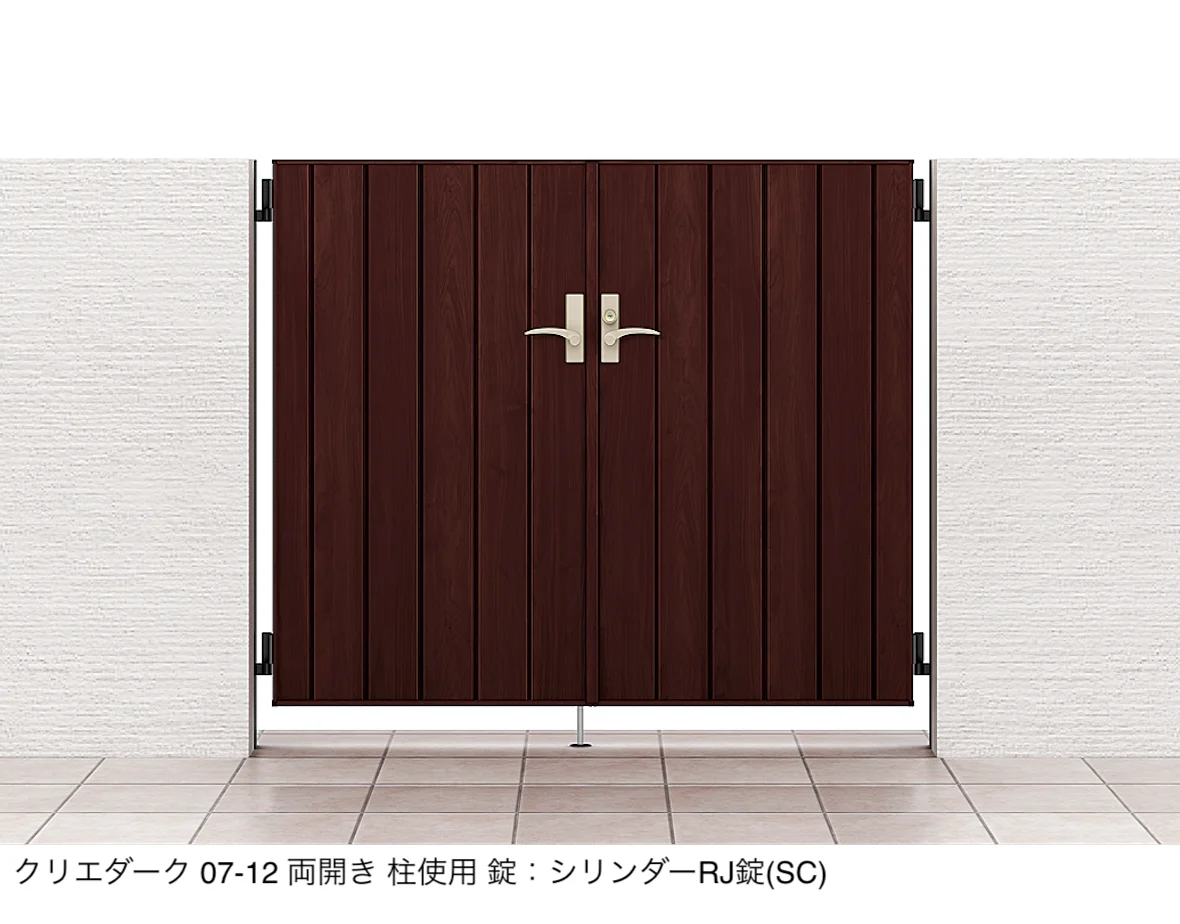 LIXILの「開き門扉AA TM1型(木調)」のサブ画像5