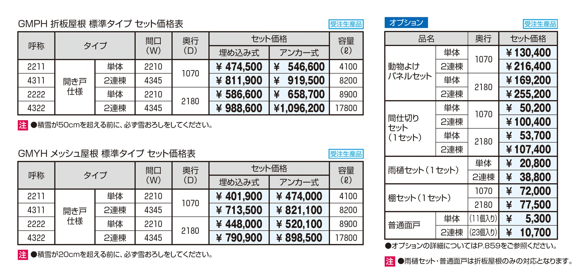 ダスティンG メッシュタイプ 標準タイプ 開き戸仕様 折板屋根/メッシュ屋根_価格_1