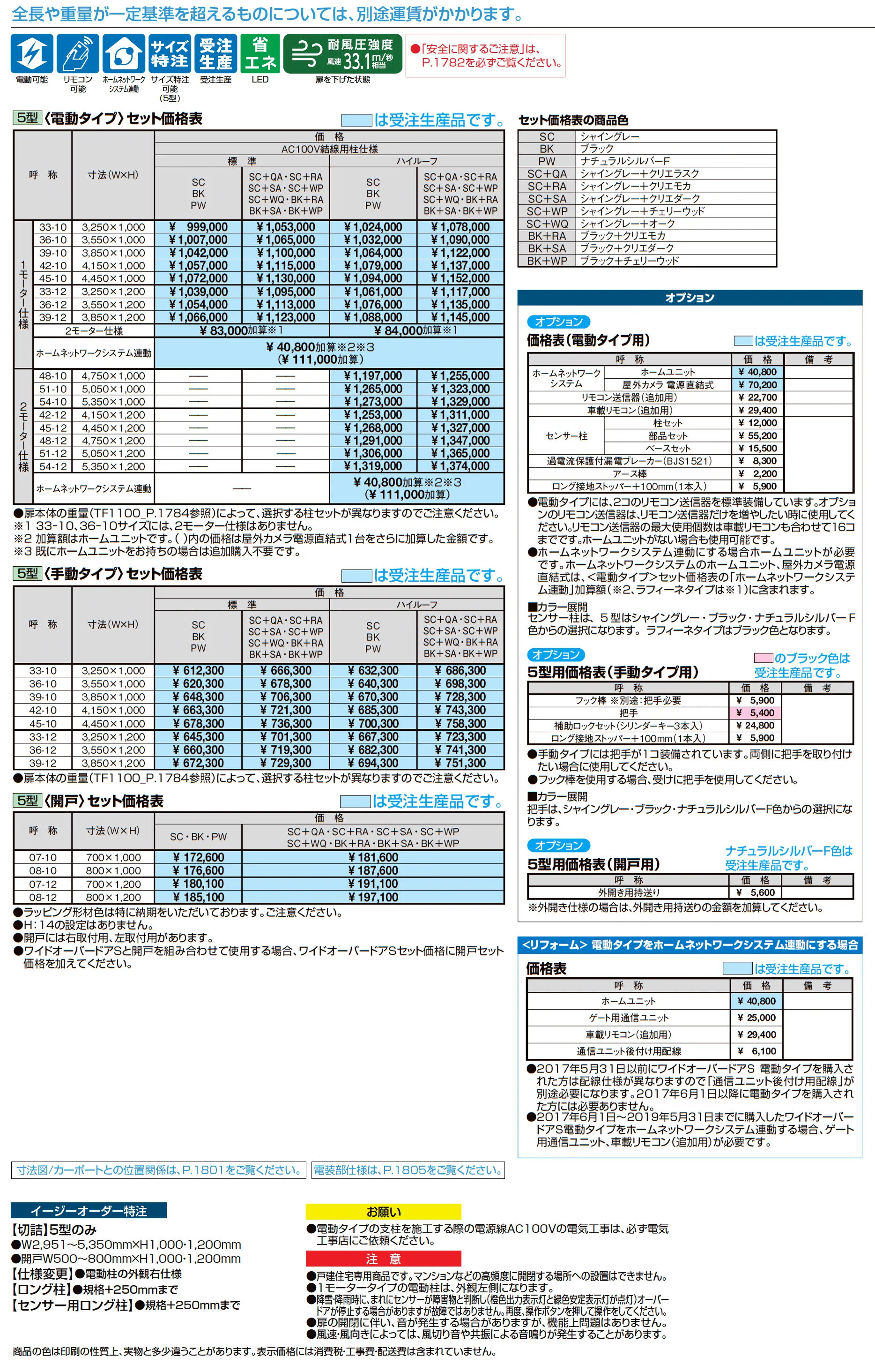 ワイドオーバードアS5型_価格_1