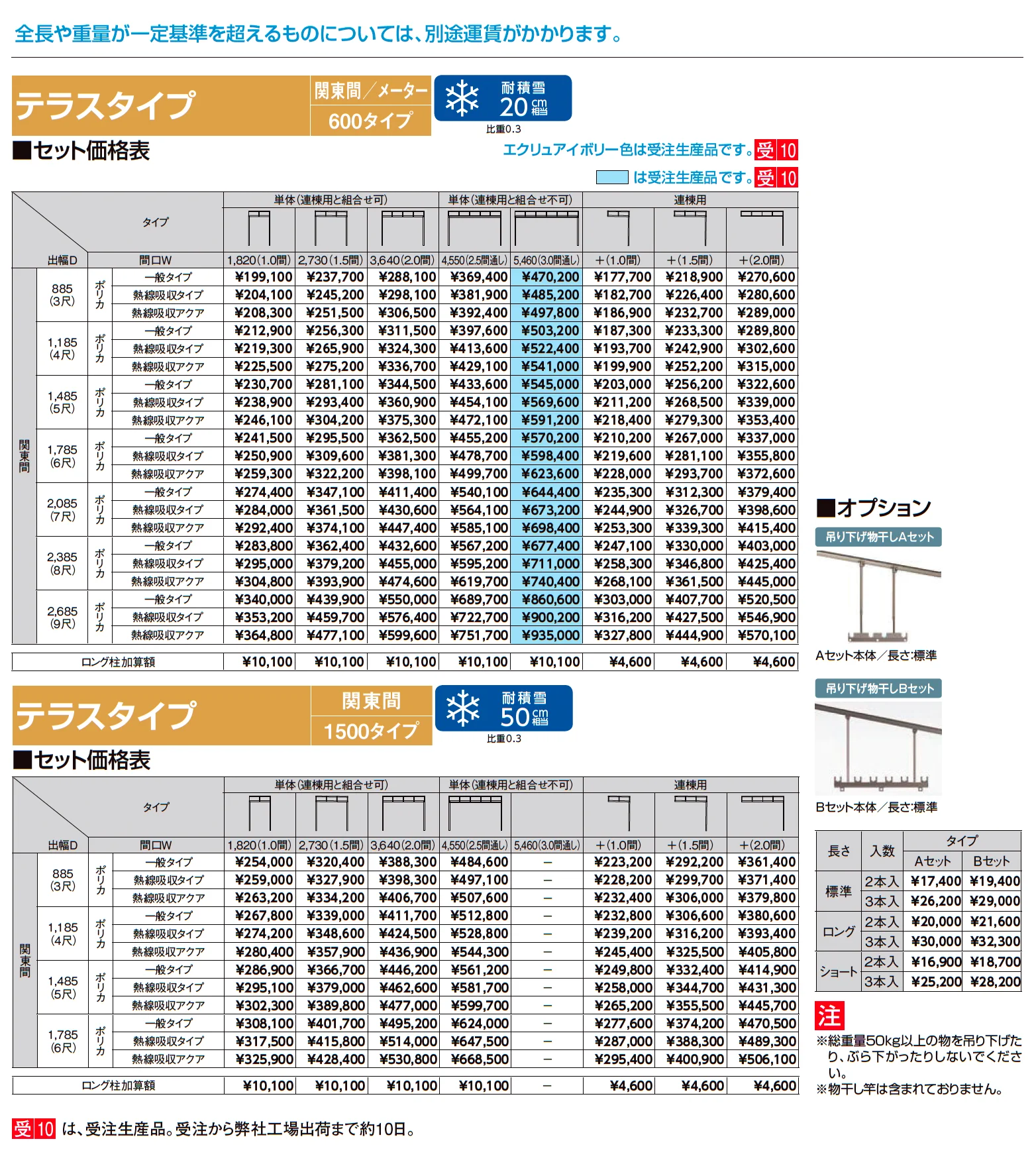 シュエット テラスタイプ 関東間【2025年版】_価格_1