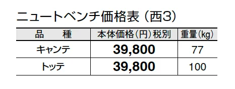 ニュートベンチ【2024年版】_価格_5