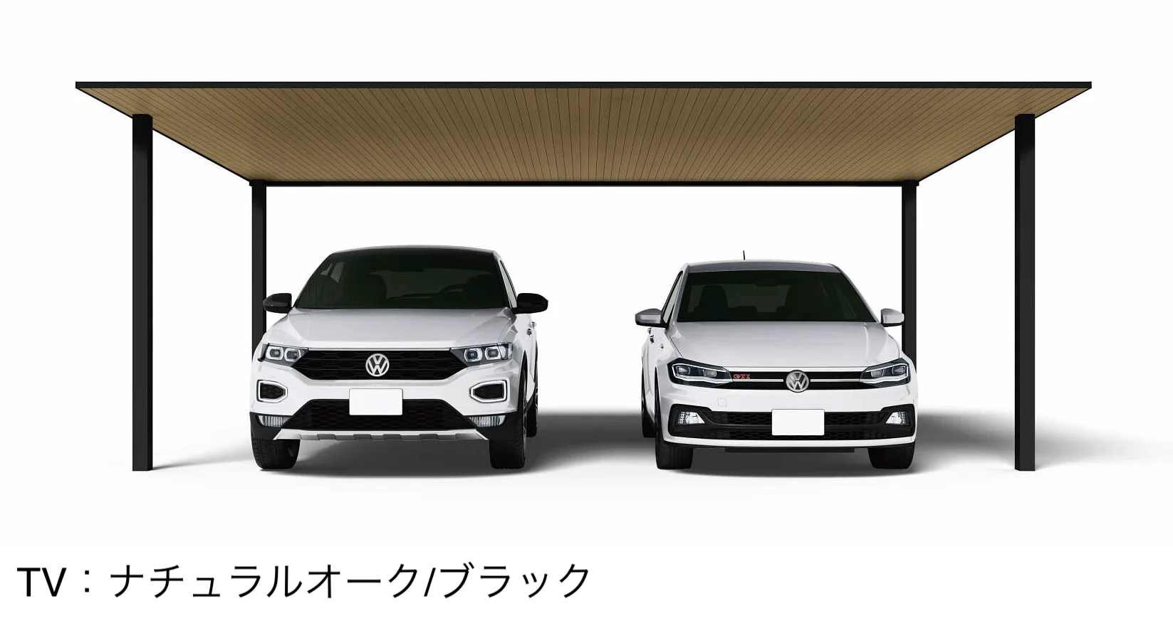 YKK APの「プレーンルーフ 600タイプ 2台用 単体セット」のサブ画像10