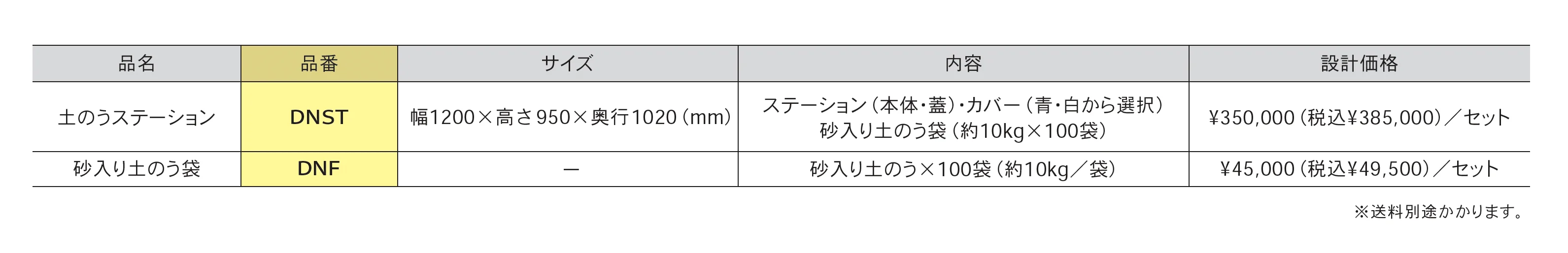 土のうステーション_価格_1