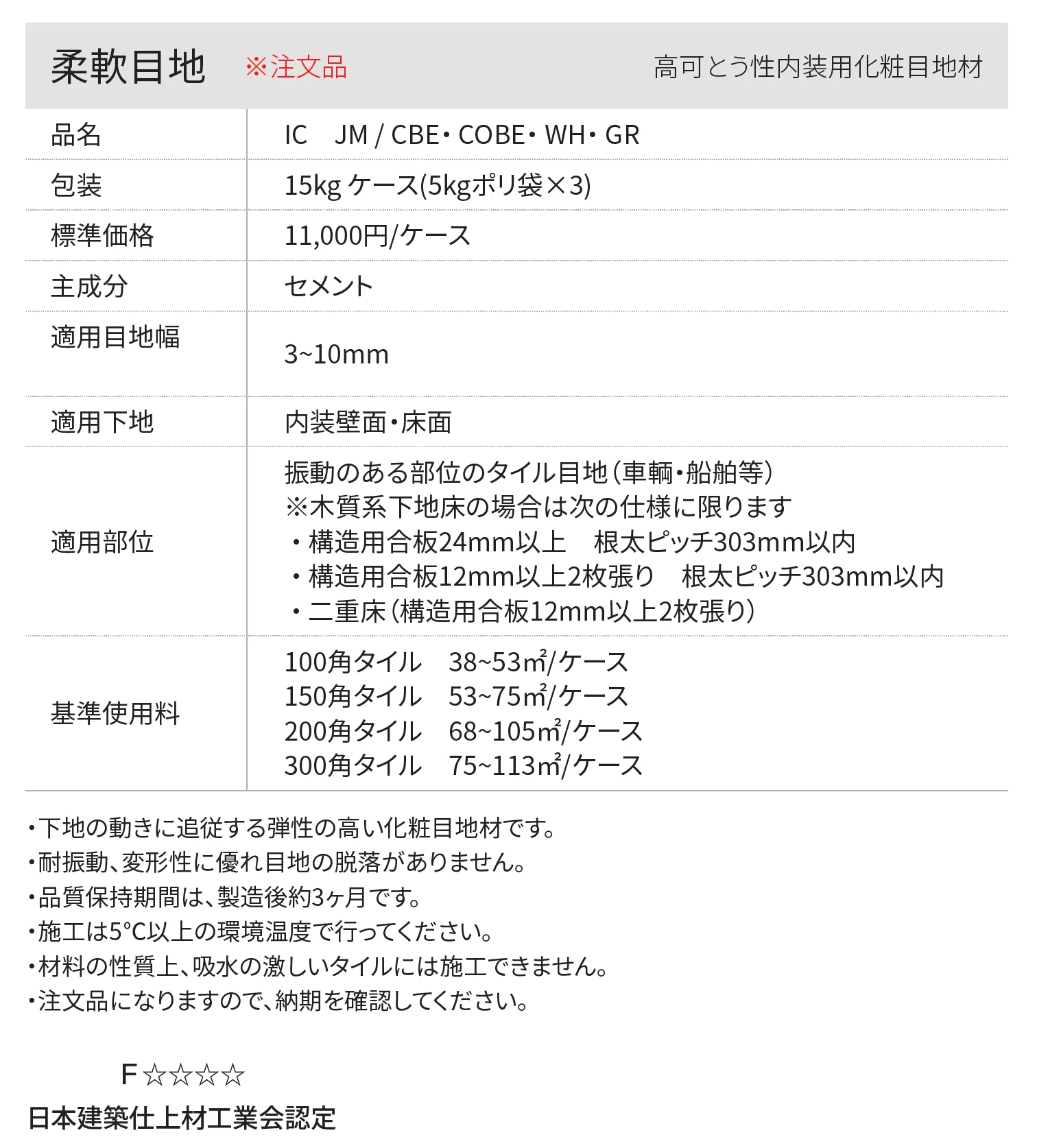 柔軟目地_価格_1