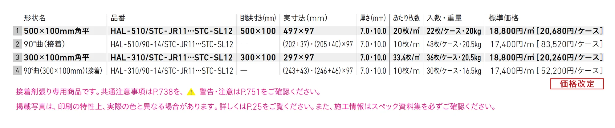 ストーンタイプコレクション ボーダーL_価格_1