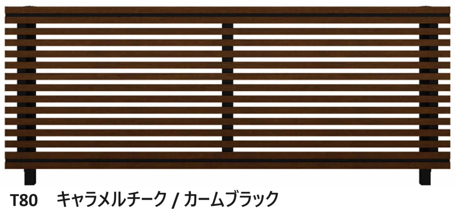 YKK APの「ルシアス フェンスH09型 横ストライプ【2024年版】」のサブ画像1