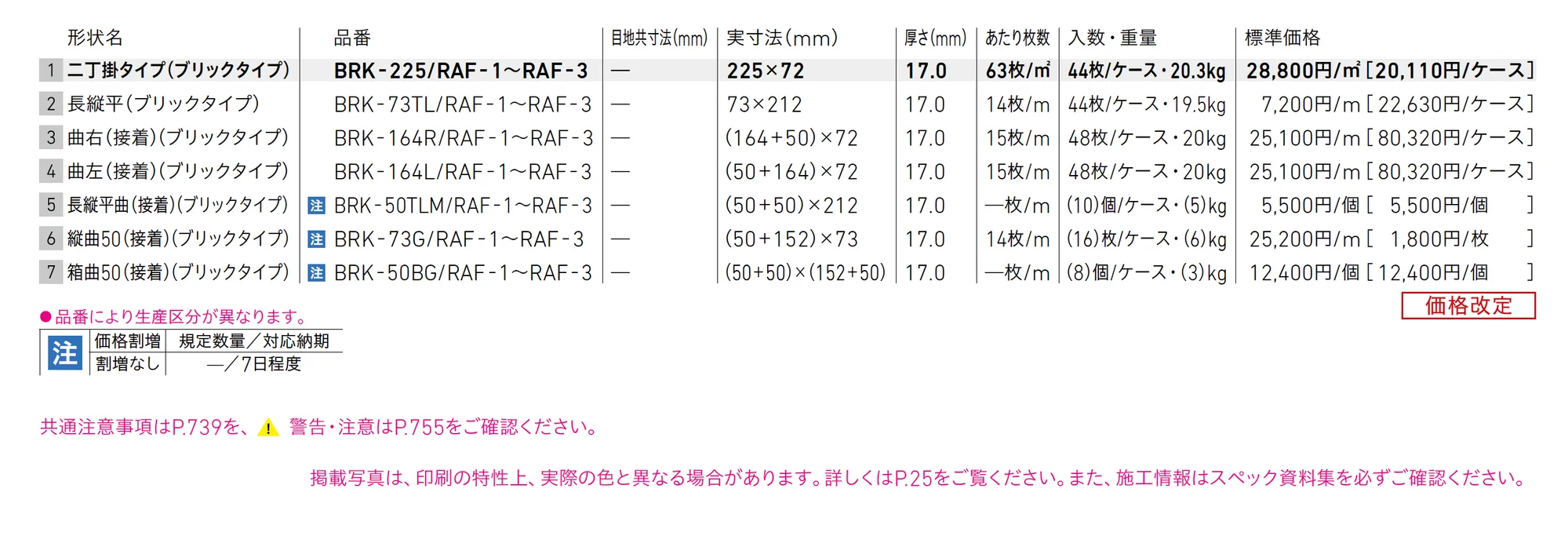 ベルパーチ ラフィカ (ブリックタイプ)_価格_1