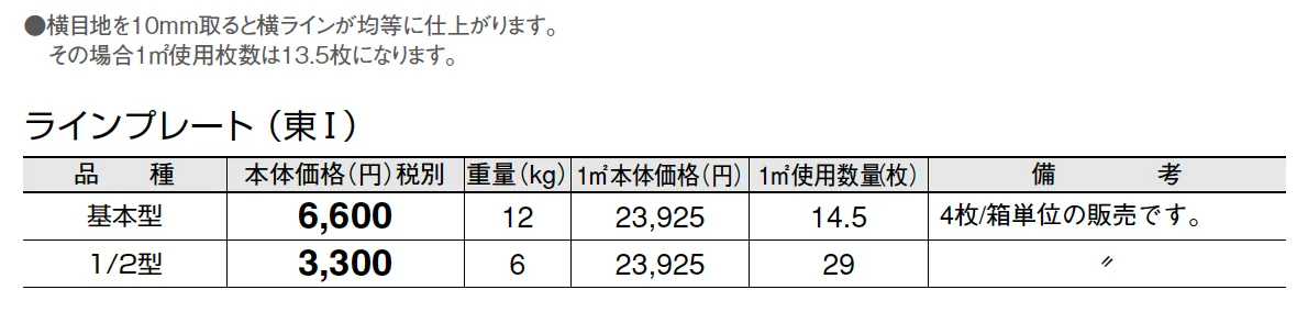 ラインプレート【2025年版】_価格_1