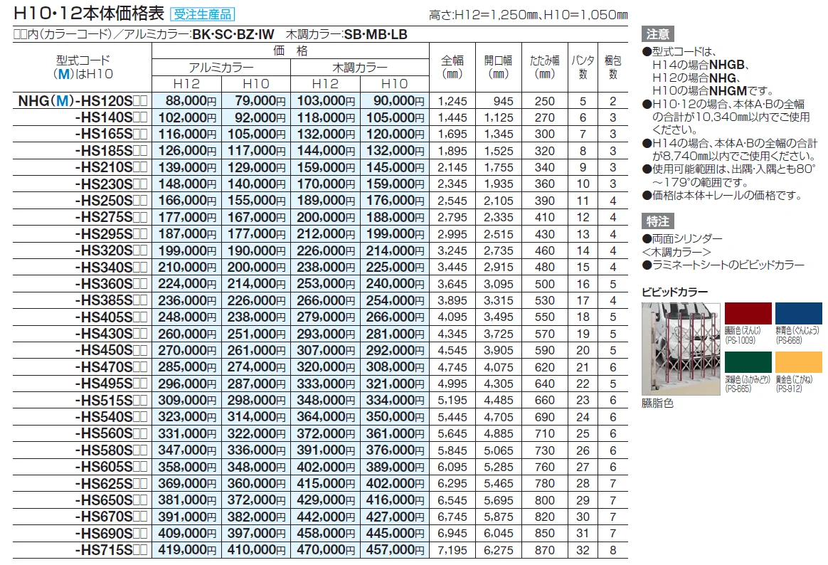 ニューハピネスHG(角地仕様 レールタイプ)【2024年版】_価格_1