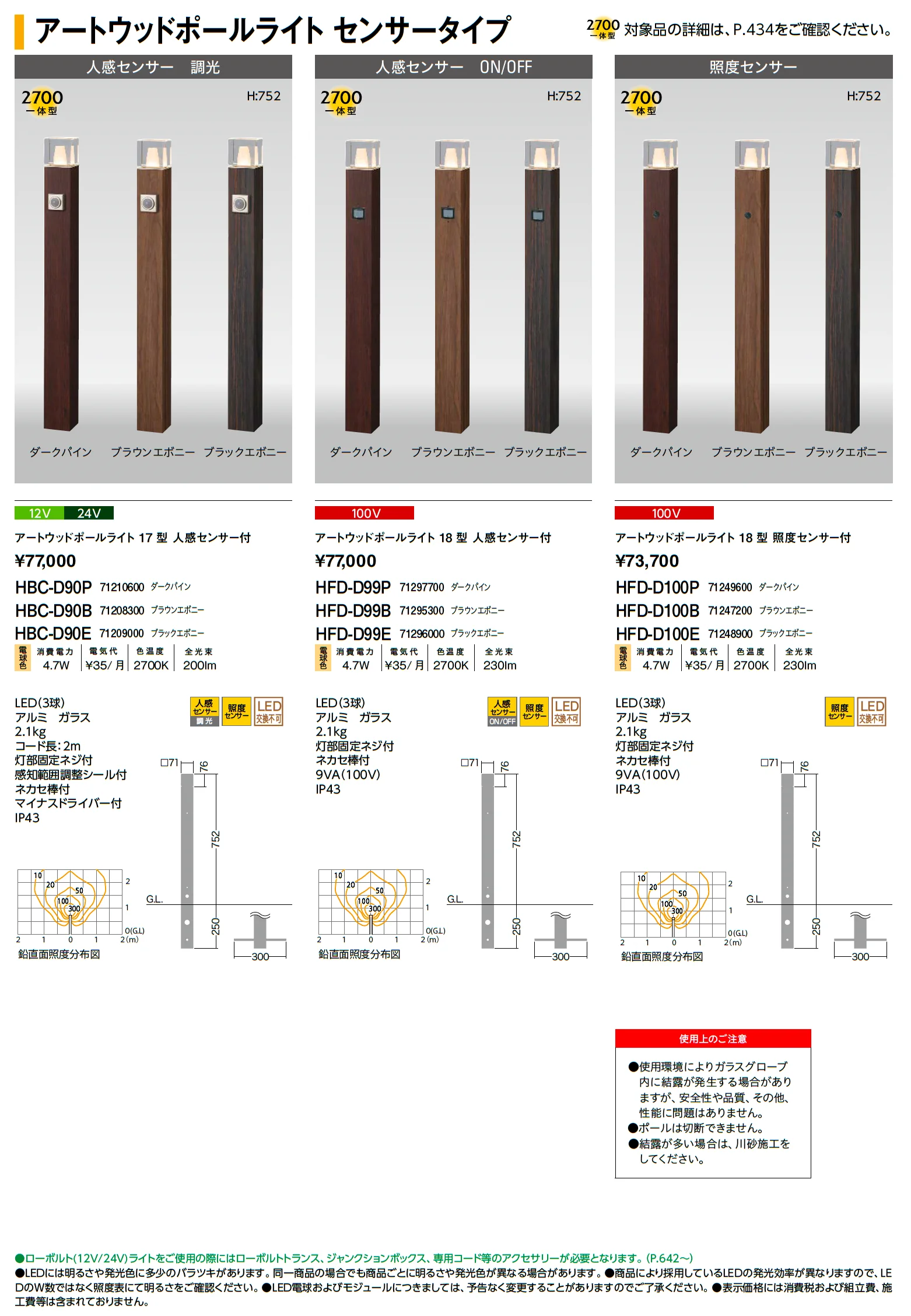 アートウッドポールライト センサータイプ_価格_1