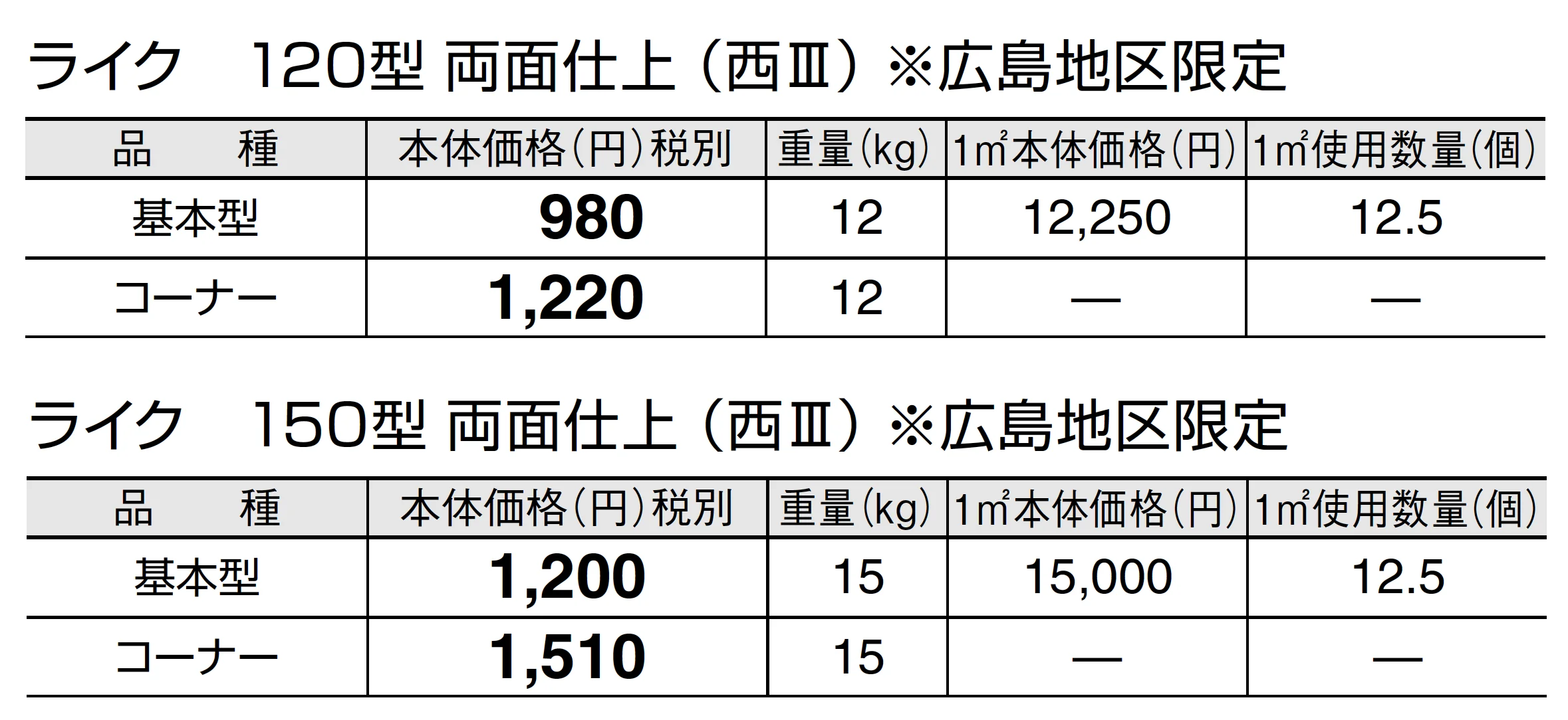 ライク【西日本(九州・山口/島根県西部除く)限定販売】_価格_5