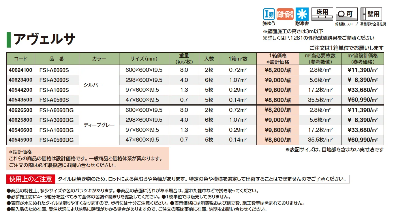 レゾナンス ガーデンタイル アヴェルサ【2025年版】_価格_1
