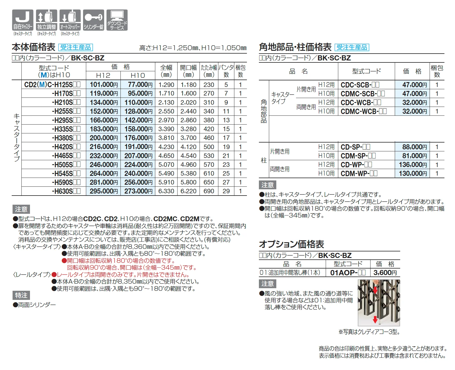 クレディアコー2型(角地仕様 キャスタータイプ)【2025年版】_価格_1