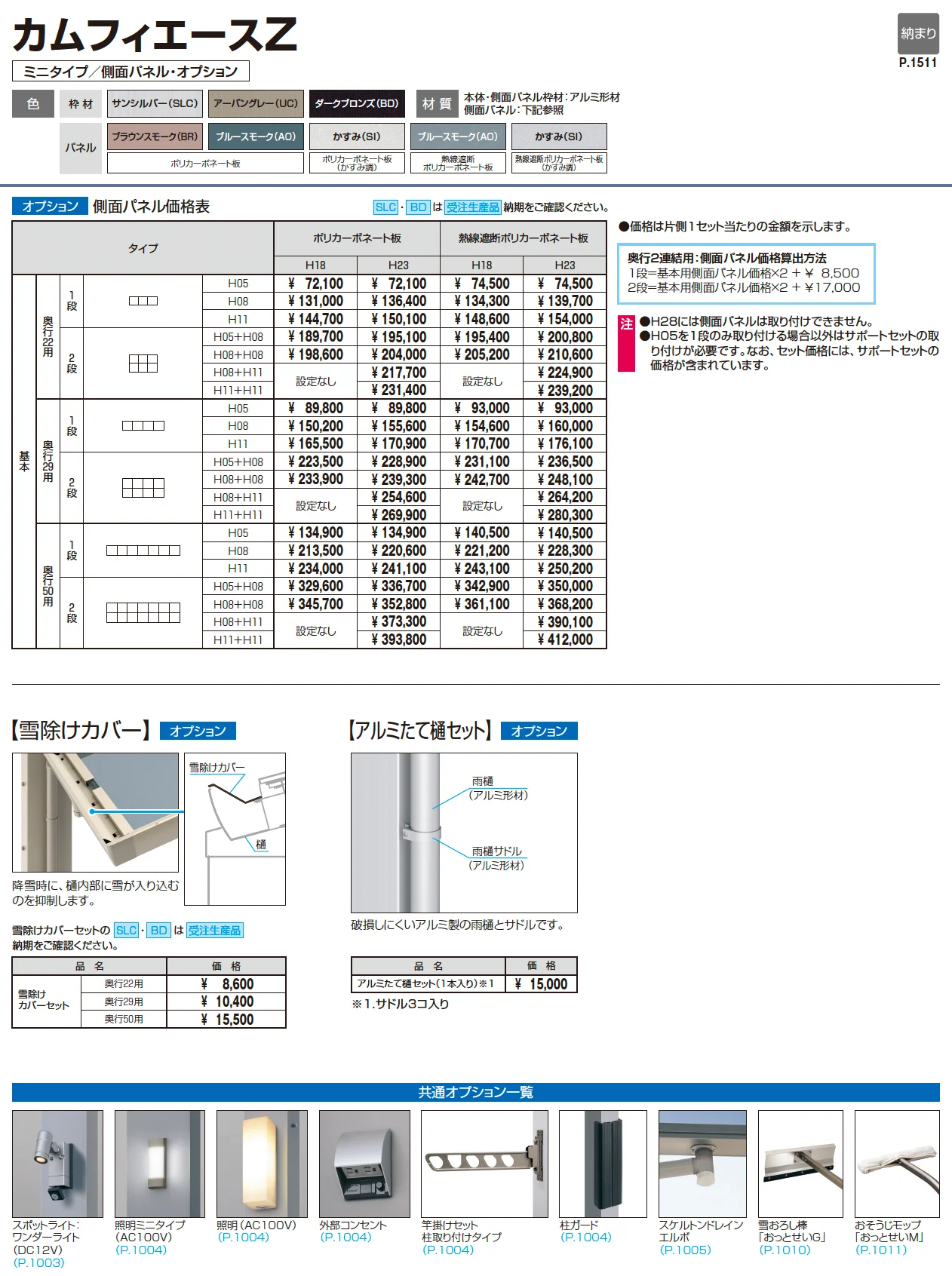 カムフィエースZ(ミニタイプ)【2025年10月価格改訂版】_価格_2