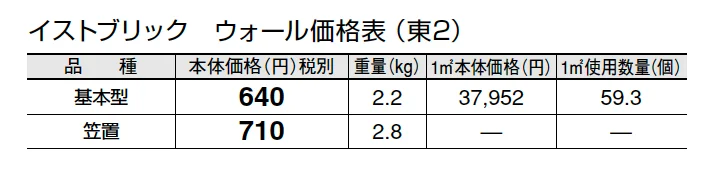イストブリック ウォール【2024年版】_価格_2