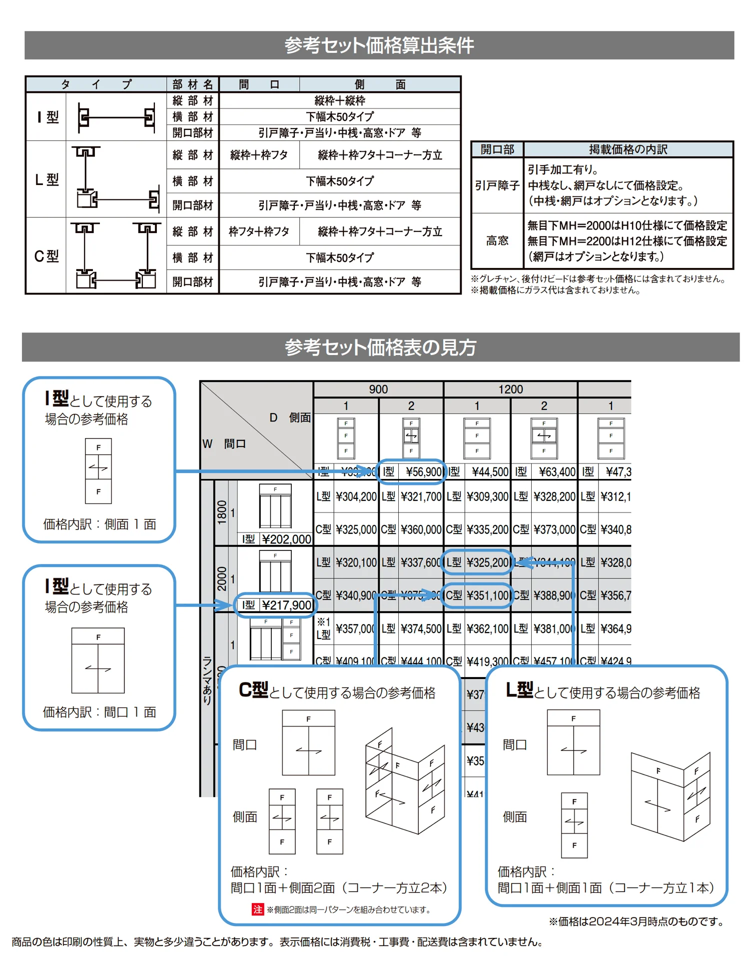 ツインガードⅢ レール付引戸_価格_1