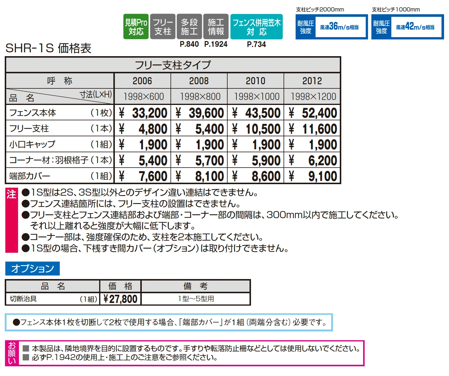 シャトレナⅡ 1S型【2025年10月価格改訂版】_価格_1