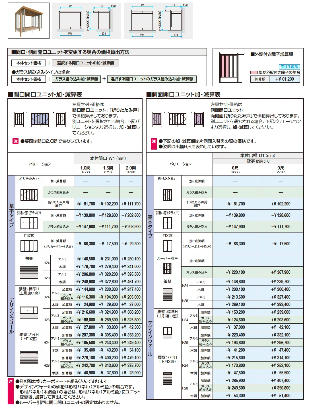 X.スタイル／クロス.スタイル 床仕様 壁寄せ納まり 軒タイプ【2023年版】_価格_2