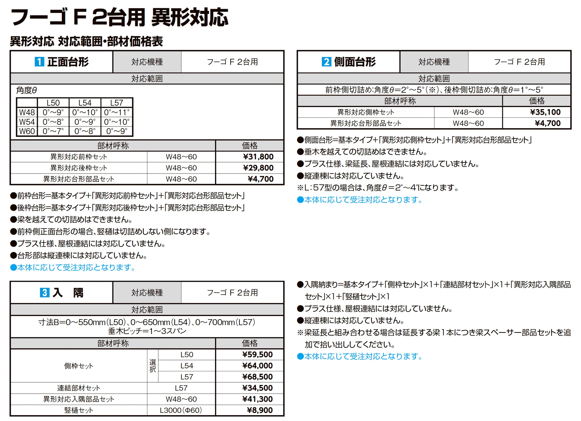 フーゴF 2台用 柱間口移動_価格_4