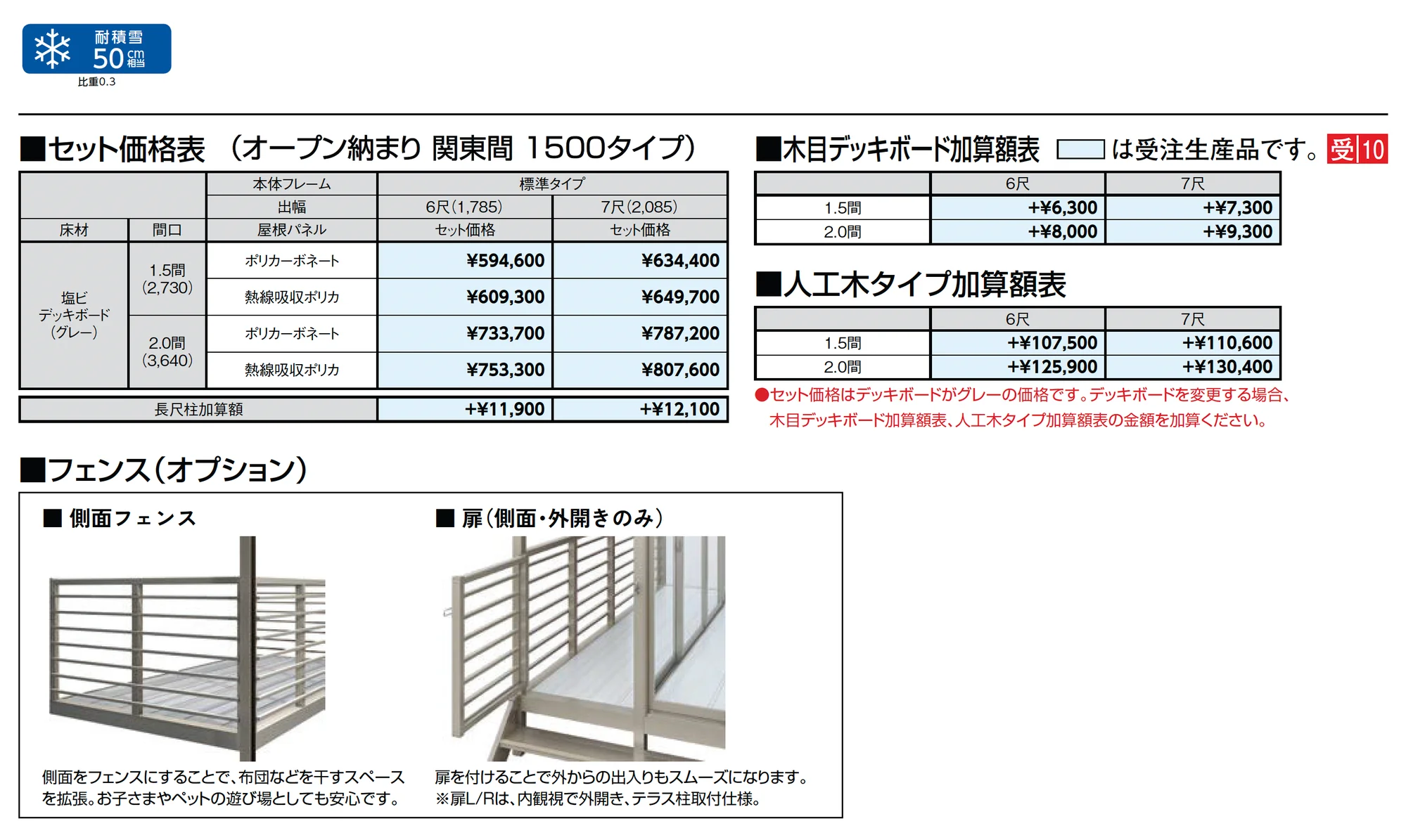 サニージュ オープン納まり関東間_価格_2