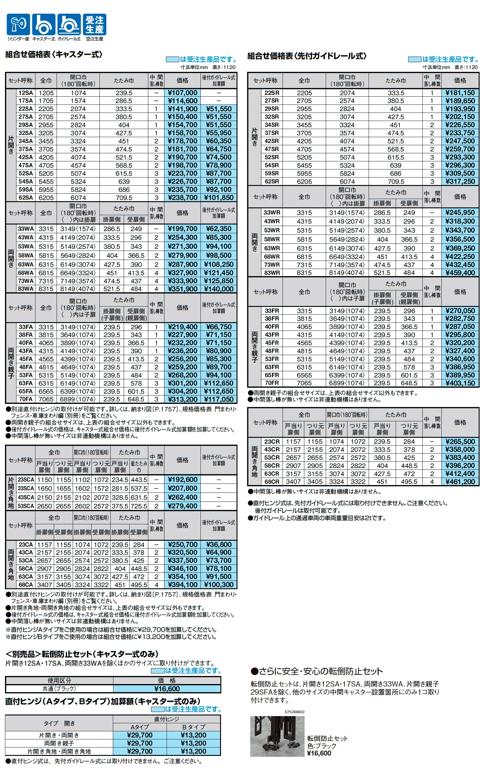 カーゲート セレビューFA型【2025年版】【廃番】_価格_1