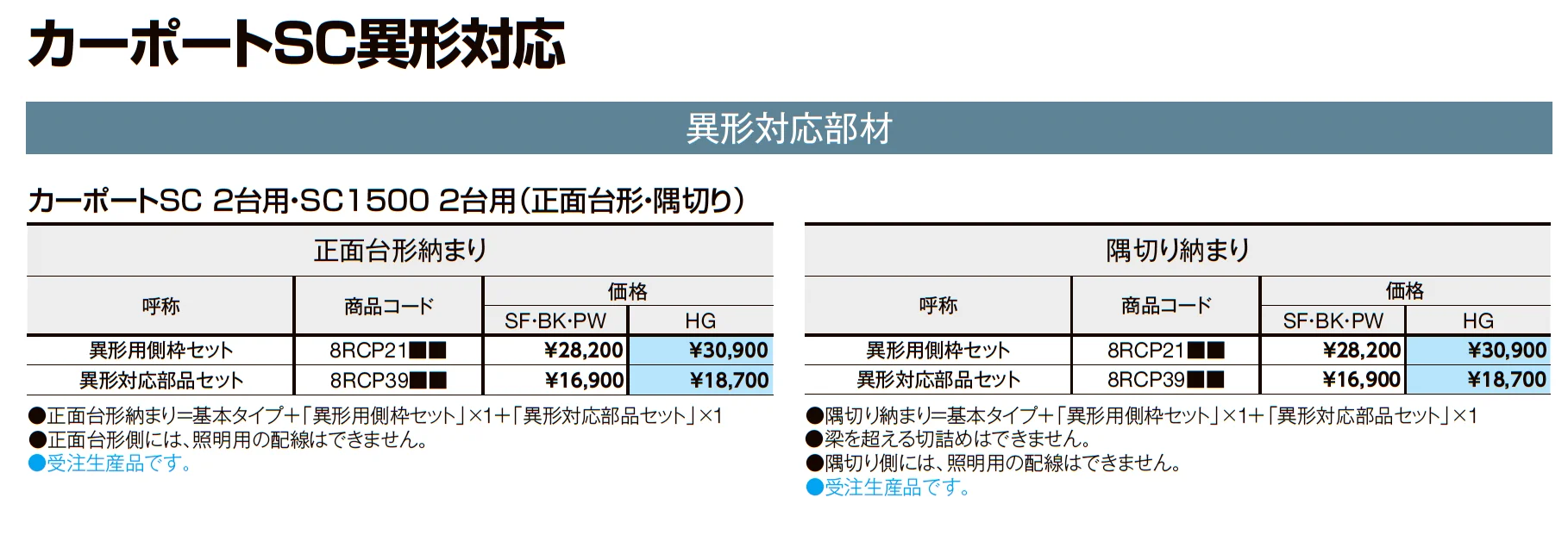 カーポートSC 1500 2台用_価格_12