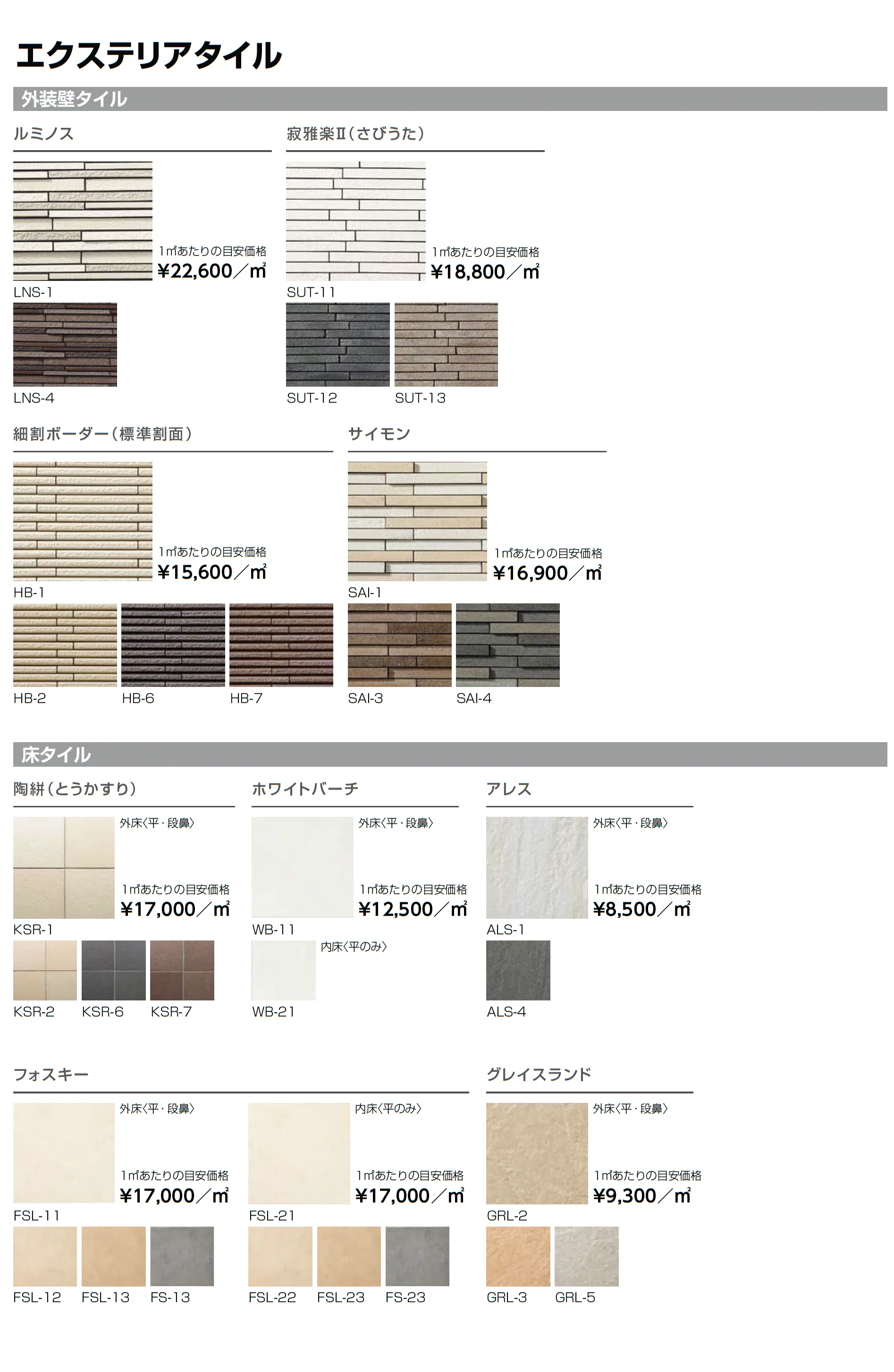 ココマ サイドスルー腰壁タイプ(湿式工法)_価格_12