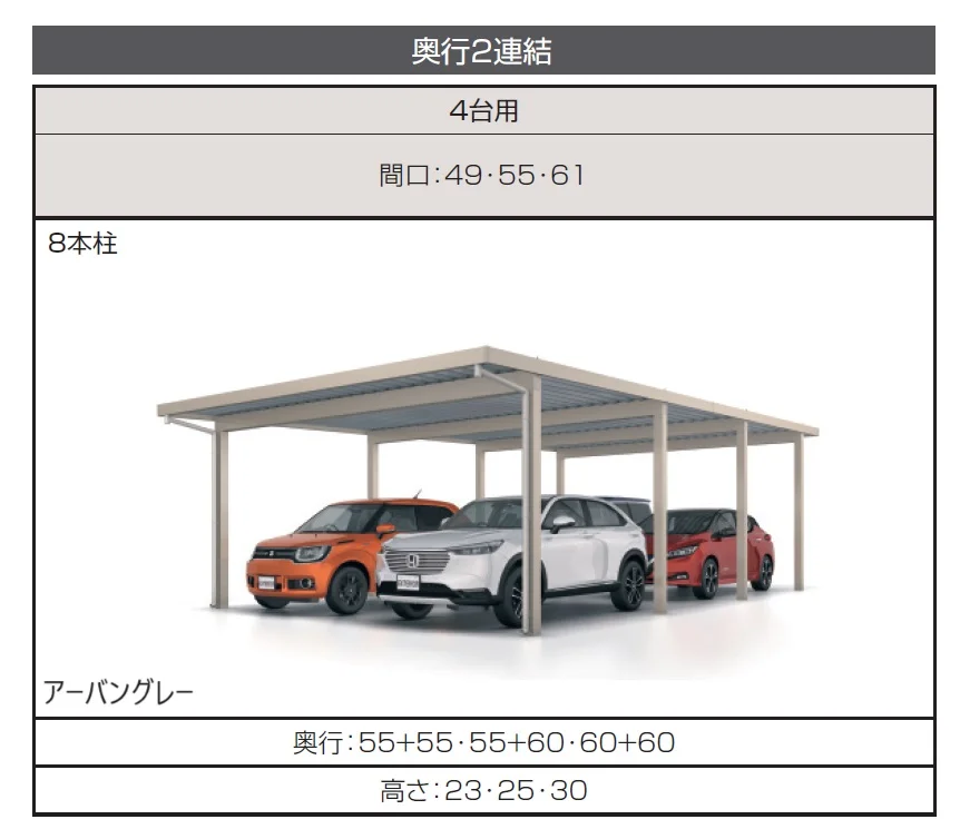 三協アルミの「G1-R/ジーワン アール(耐積雪量50cm仕様：基本・奥行延長・間口延長・奥行連結・間口連結)【2025年10月価格改訂版】」のサブ画像11