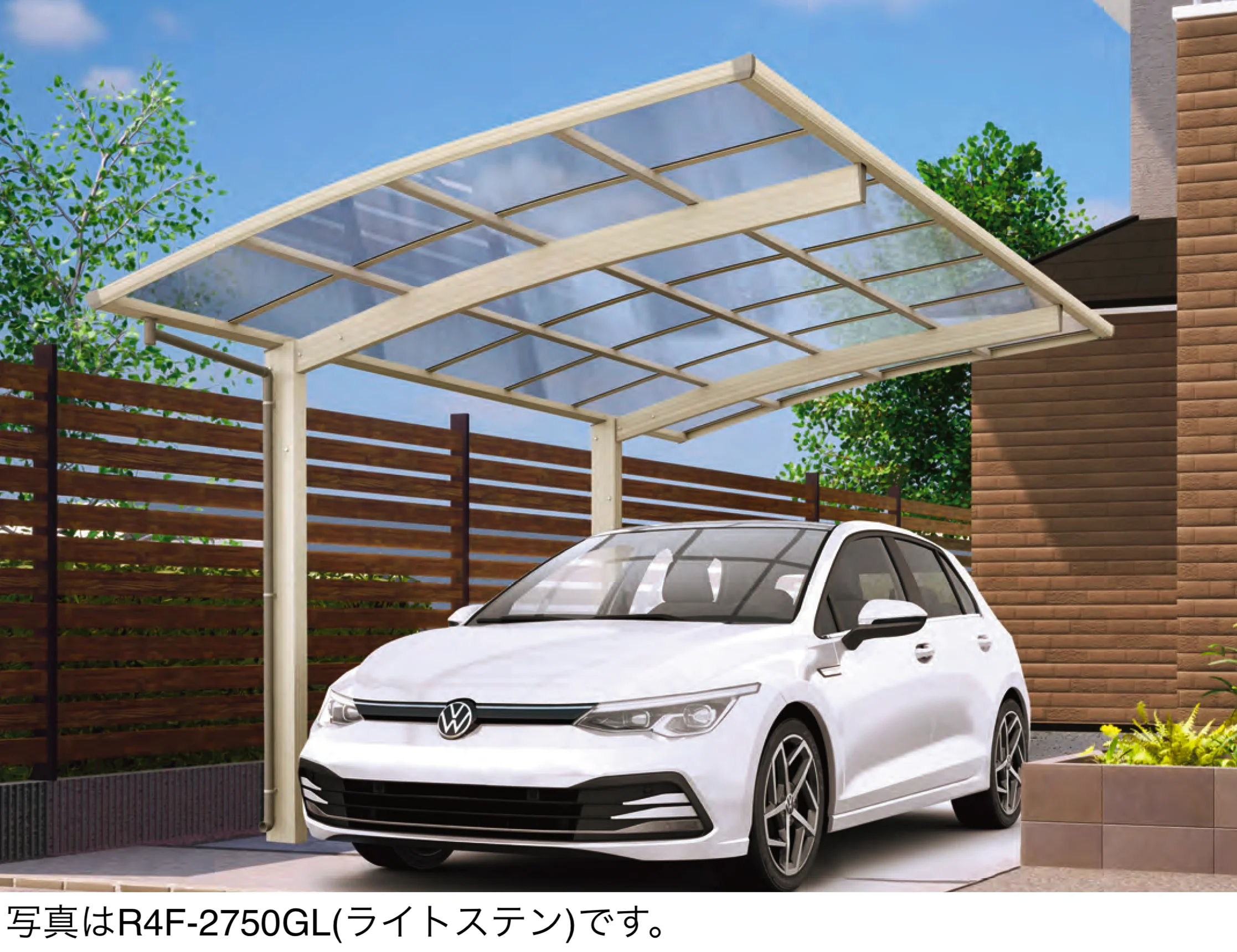 大仙の「リアルポートⅣ レギュラータイプ カーポート:基本(1台用)」