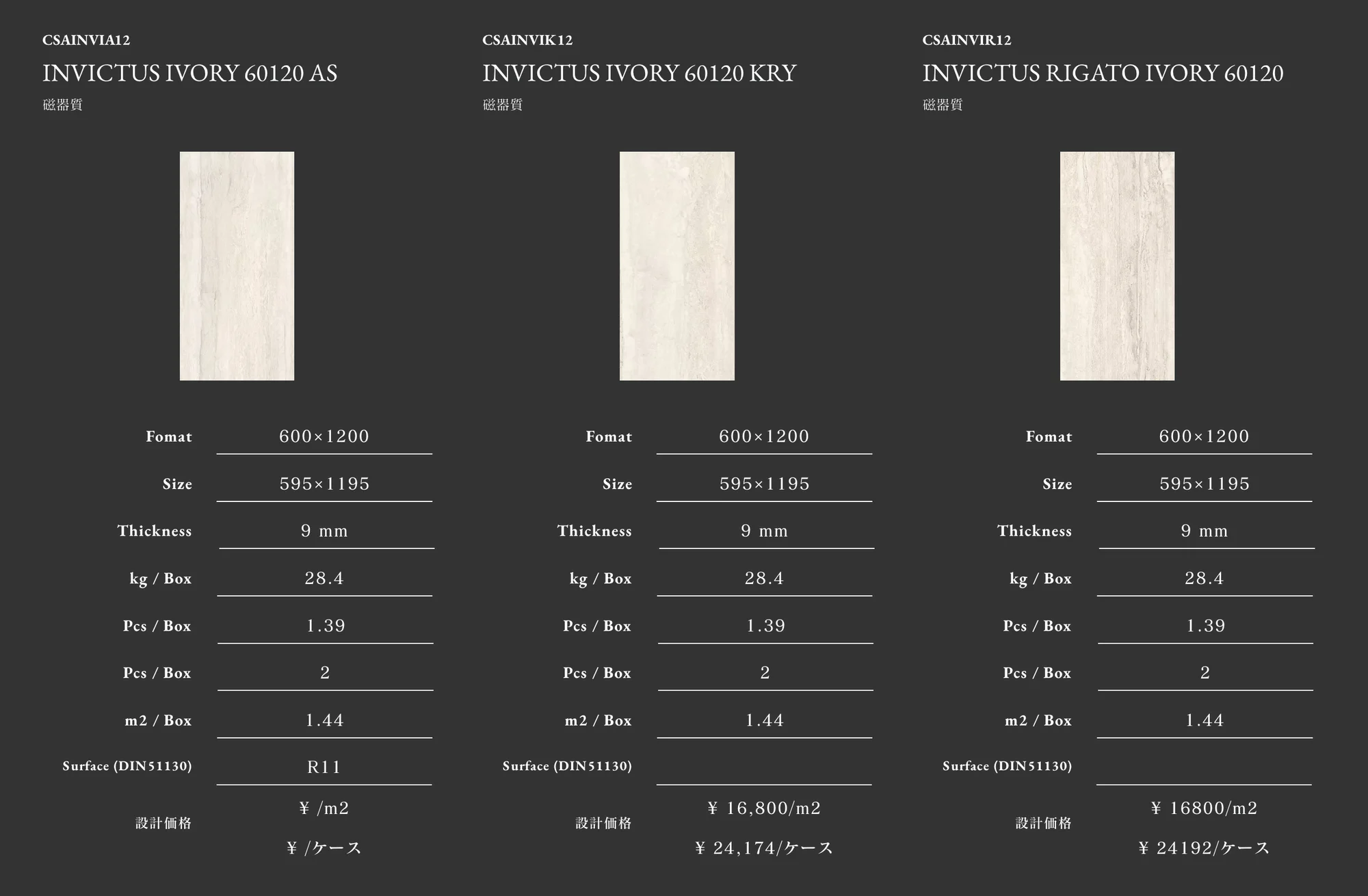 INVICTUS_価格_5
