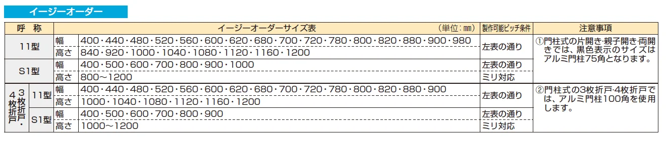 シンプレオ 門扉11型【2024年版】_価格_2
