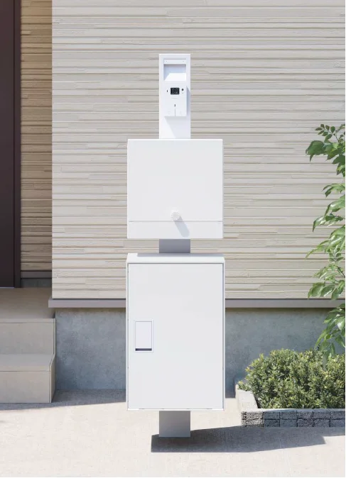 ナスタの「Nasta Box LIGHT 門柱ユニットタイプ」