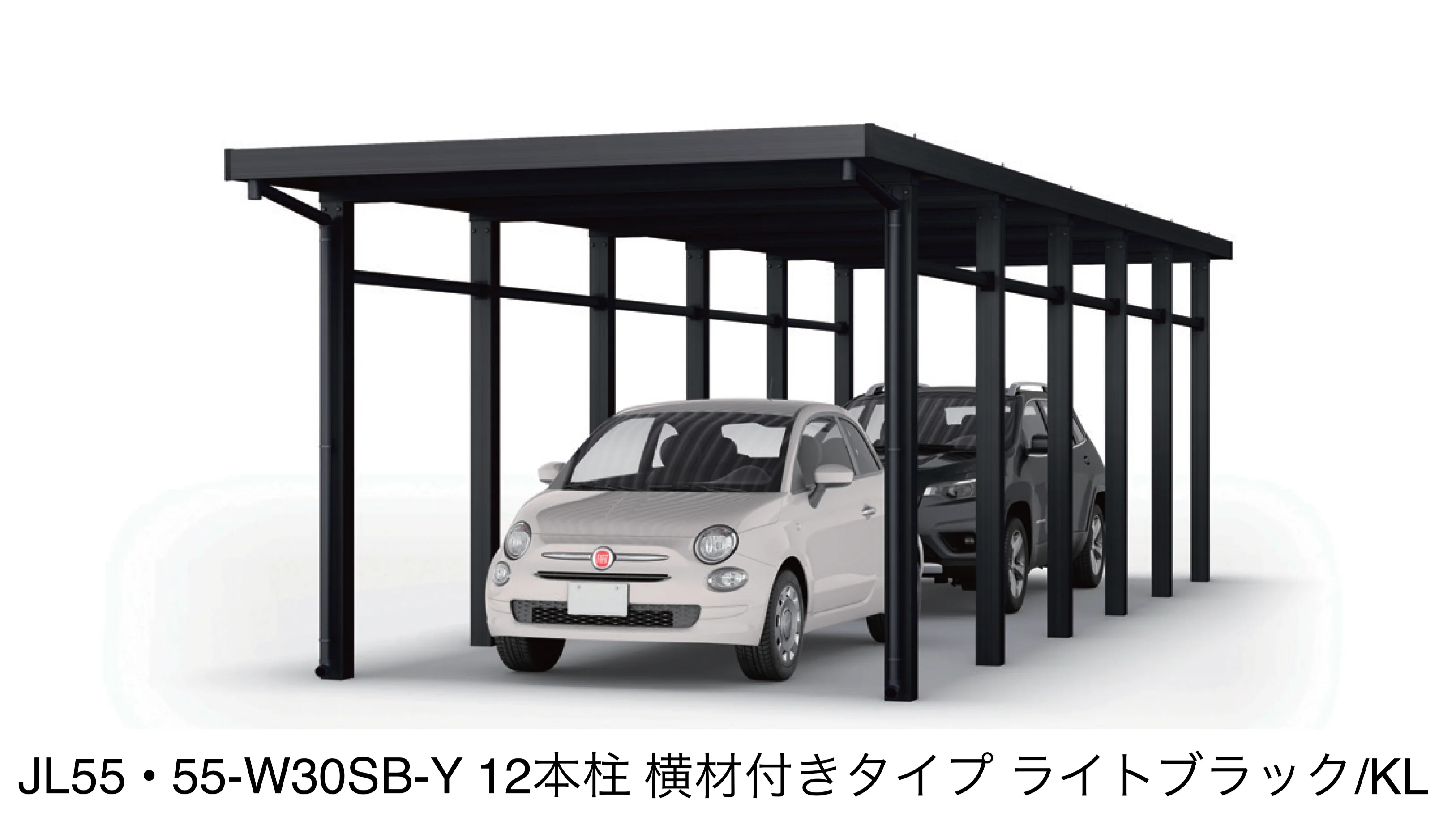 大仙の「SSポートGⅢ 積雪100cm Aタイプ・Bタイプたて(2)連棟セット/2台用」のサブ画像1