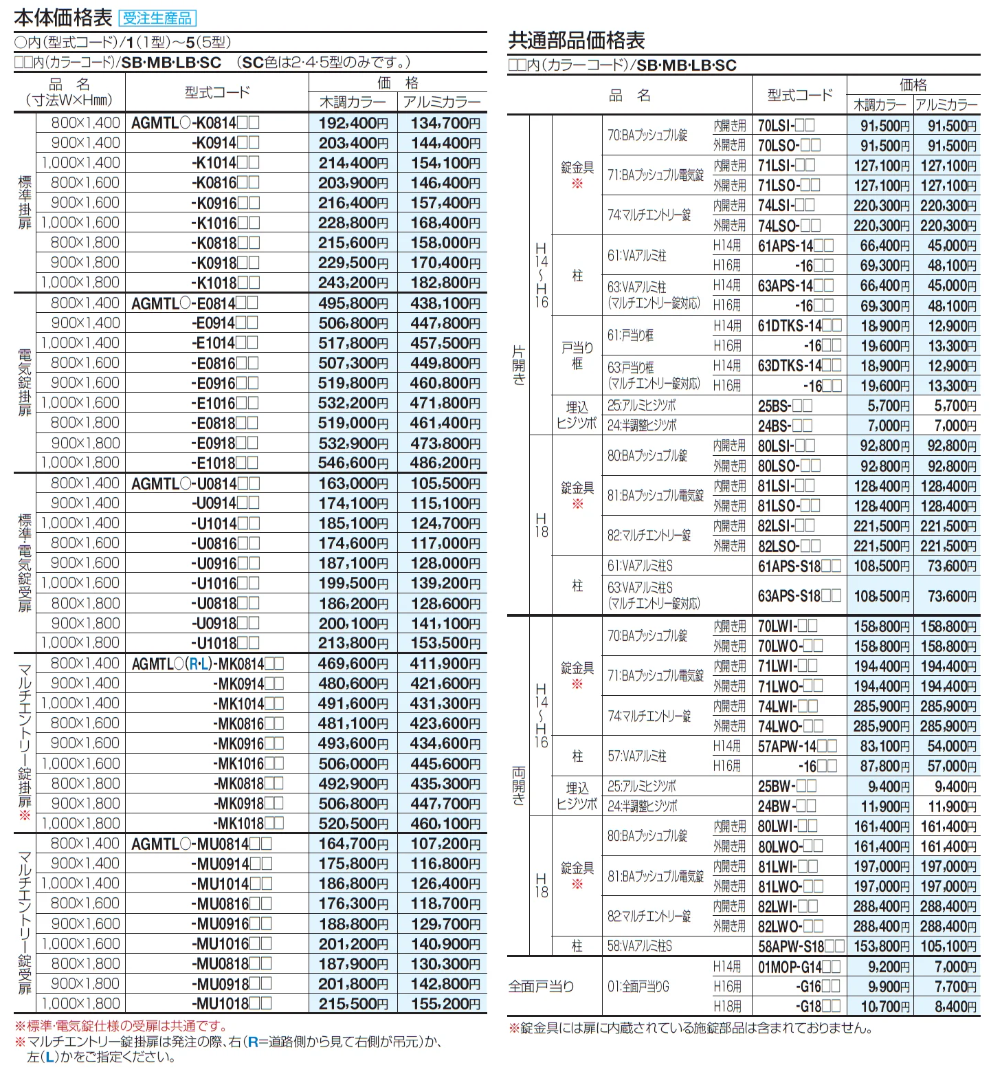 アレグリア門扉 TL1型【2024年版】_価格_2