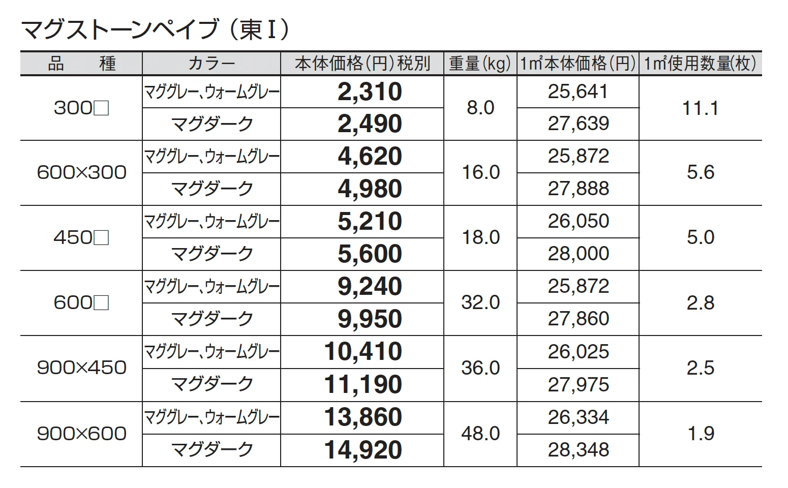 マグストーンペイブ_価格_1