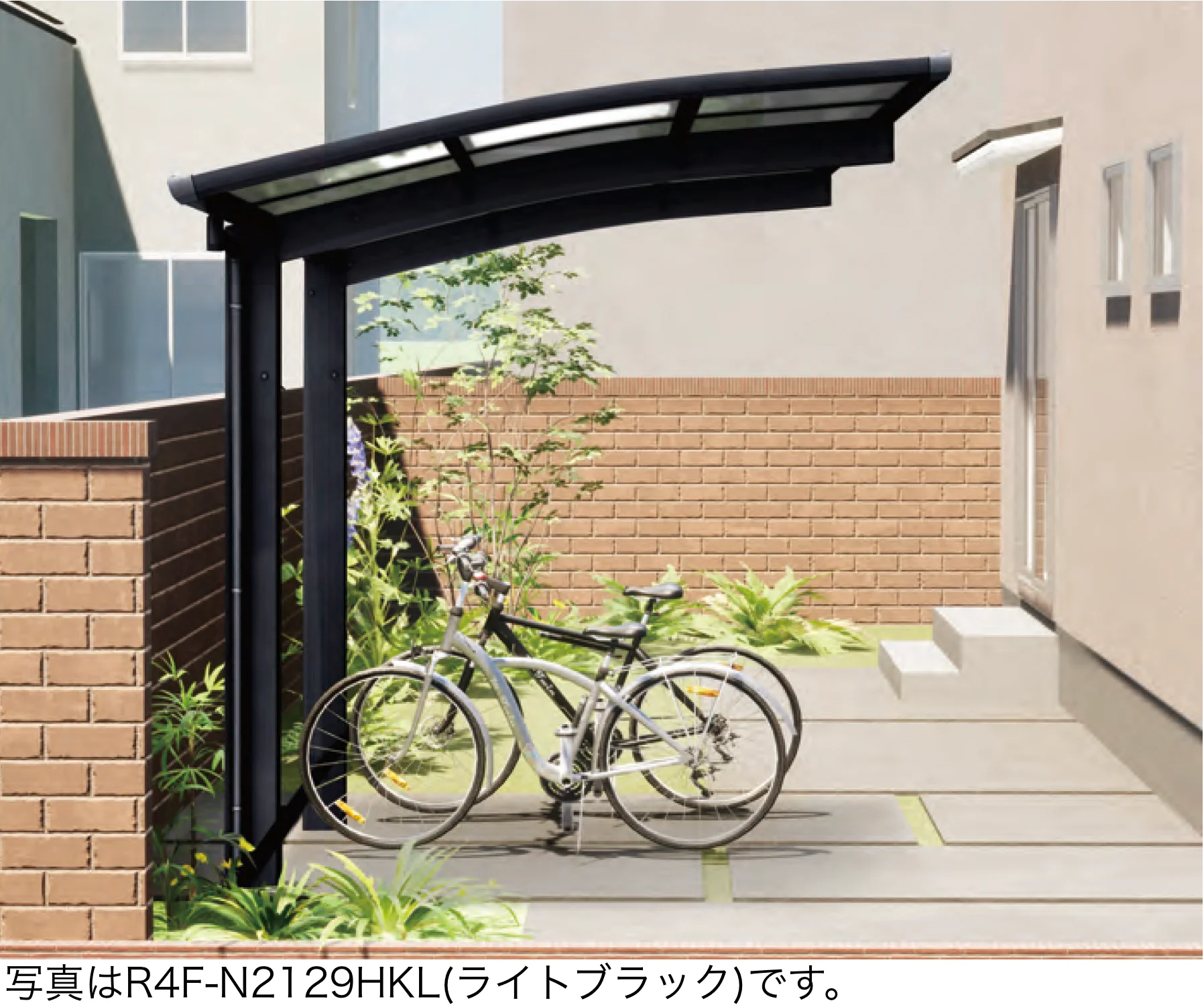 大仙の「リアルポートⅣ ミニタイプ サイクルポート：基本・Y合掌・奥行連棟」