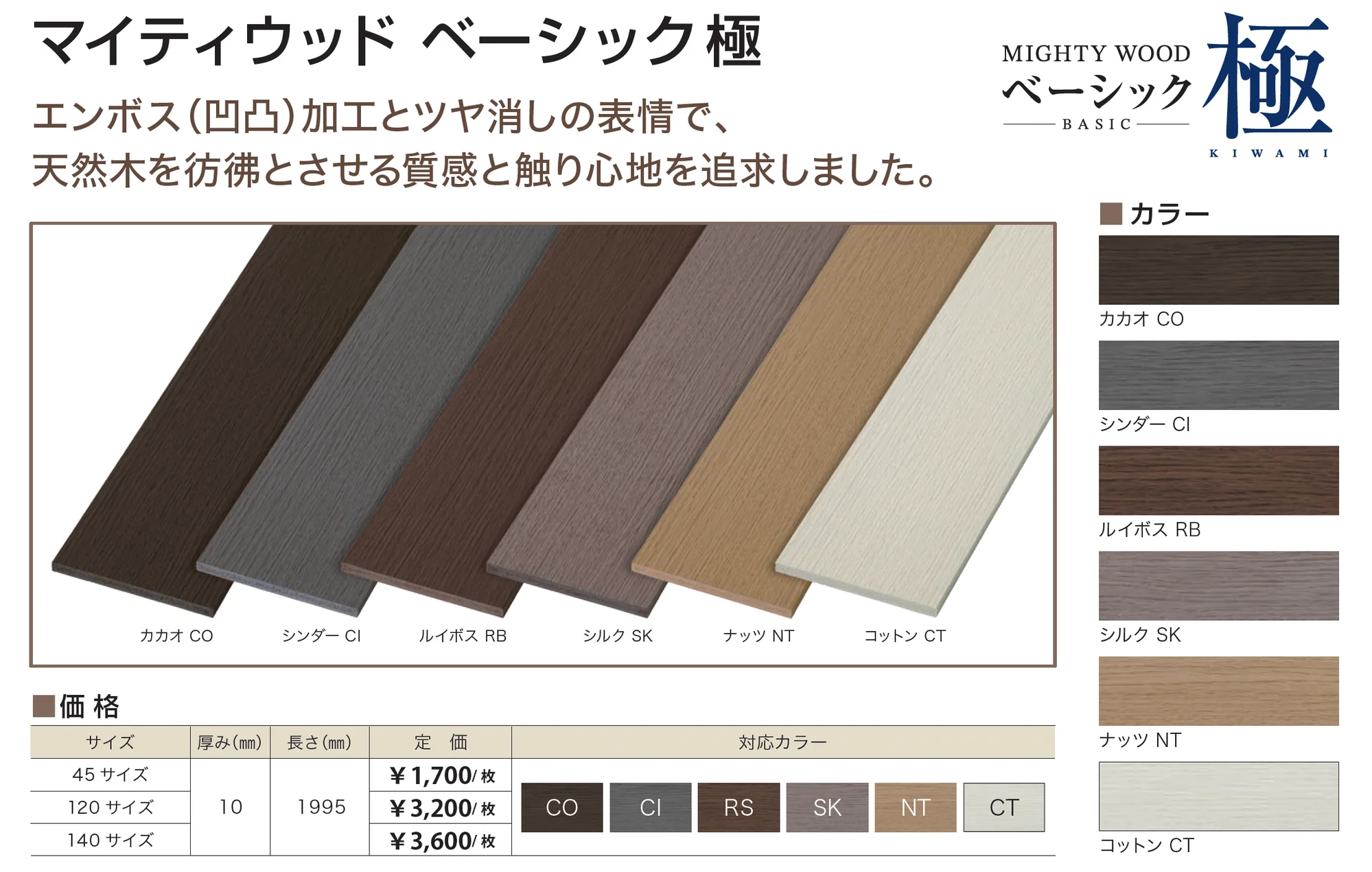 マイティウッド ベーシック極_価格_2
