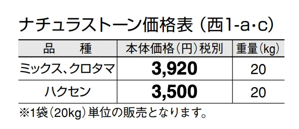 ナチュラ ストーン【2024年版】_価格_3